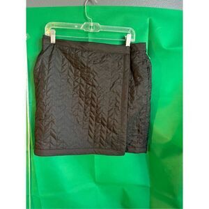 Glaciers Edge Black Wrap Skirt